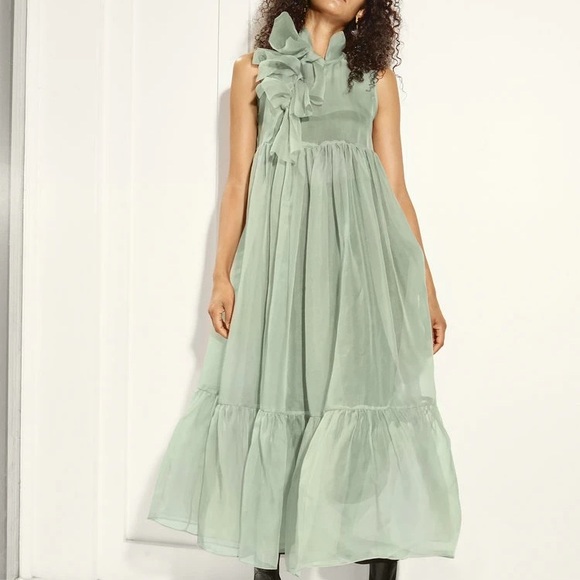 Kamperett Silk Organza Gown - Picture 2 of 2